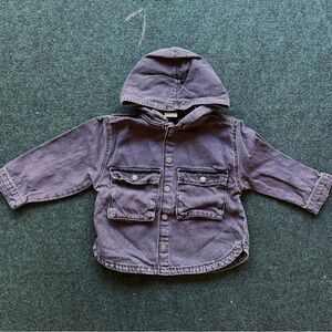 Zara Kids Hooded Jean Jacket